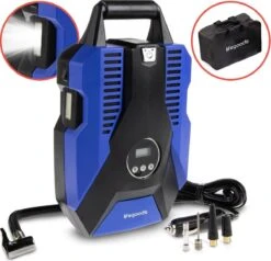 LifeGoods Elektrische Compressor En Bandenpomp - 12V - 10,3 Bar - 35L/m - Blauw -WerkPro Verkoopwinkel 1200x1156 3