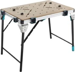 Wolfcraft - MASTER Work 1600 - Werkbank - Werktafel Inklapbaar - Machinetafel Opvouwbaar - De Mobiele Werkbank - 6909000 - 10 JAAR GARANTIE