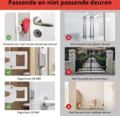 Portable Travel Door Lock | Anti Diefstal Lock |deur Beveiligheid Voor Slot | Deurstopper | Deurslot| Reizen| PrivacyReis Deur Slot Draagbaar Met Opbergzak| Security -WerkPro Verkoopwinkel 1200x1158 10