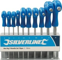 SILVERLINE Inbus Sleutel Hex – 10 Delig – T Greep – 2 T/m 10 Mm 22 SILVERLINE Inbus Sleutel Hex – 10 Delig – T Greep – 2 T/m 10 Mm -WerkPro Verkoopwinkel 1200x1159 24