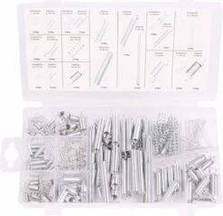 Benson Trekveer & Drukveer Veren Assortimentsdoos | Ø4-9,5 Mm | Lengte 10-79,5 Mm | 200 Stuks