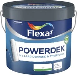 Flexa Powerdek Muurverf - Muren & Plafonds - Binnen - Stralend Wit - 5 Liter 8 Flexa Powerdek Muurverf - Muren & Plafonds - Binnen - Stralend Wit - 5 Liter -WerkPro Verkoopwinkel 1200x1160 34