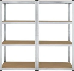 2 Stuks Magazijnstelling / Opbergrek - Easy - 160 X 80 X 40 Cm