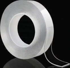 Merkloos Nano Tape - Montage Tape - Premium Grip Tape - Dubbelzijdig - Afwasbaar - Herbruikbaar - 1 Meter