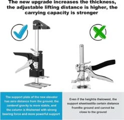 BOTC HandKrik - 1 Stuk - Platenlift - Badkamer - Deurlifter - Armlifter - Arbeidsbesparende Arm - 30cm Hoogte 16 BOTC HandKrik - 1 Stuk - Platenlift - Badkamer - Deurlifter - Armlifter - Arbeidsbesparende Arm - 30cm Hoogte -WerkPro Verkoopwinkel 1200x1163 10