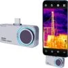 TibaGoods - Warmtebeeldcamera - Warmtecamera Voor Android En Windows (USBC) - 256 X 192 Pixels - -15 Tot 600 °C - Thermische Camera