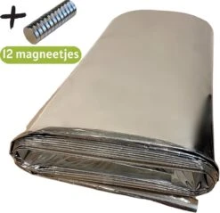 Radiatorfolie Voor Verwarming - 500cm X 60cm - Isolatiefolie Voor Meerdere Radiatoren - Inclusief 12 Magneetjes