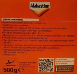 Alabastine Houtreparatie - 500 Gram -WerkPro Verkoopwinkel 1200x1163 21