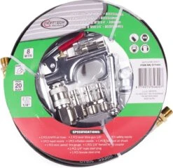 Hofftech Compressor Slang - Luchtslang 8 Meter Met Accessoires - 10 Delig -WerkPro Verkoopwinkel 1200x1163