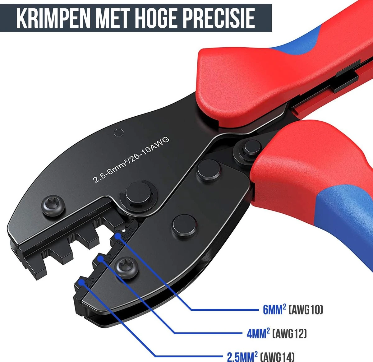 MC4 Connector Krimptang | Zonnepanelen - Solar Panel - Solar Kabel | 2.5-4-6mm2 6 MC4 Connector Krimptang | Zonnepanelen - Solar Panel - Solar Kabel | 2.5-4-6mm2 - Afbeelding 4