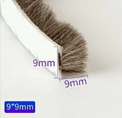 Merkloos Tochtstrips Voor Deuren - Tochtband - Tochtstopper - Raam En Deur - Tochtborstel - Deurborstel Zelfklevend - Grijs - 5M - 9mm 9mm 11 Merkloos Tochtstrips Voor Deuren - Tochtband - Tochtstopper - Raam En Deur - Tochtborstel - Deurborstel Zelfklevend - Grijs - 5M - 9mm 9mm -WerkPro Verkoopwinkel 1200x1164 12