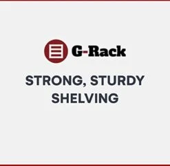 G-Rack Rekken Voor Zwaar Gebruik, 1 Grijze Opslagplank 5 Vakken - Voor Kelder, Werkplaats, Berging, Garage - Metaal I 180 X 120 X 60 Cm I 175 Kg Belasting Per Plank (totaal 875 Kg) I 5 Jaar Garantie -WerkPro Verkoopwinkel 1200x1164 13