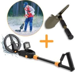 Metaaldetector - Portable Size - Metaaldetector Voor Kinderen - Inclusief Schep & NL Handleiding