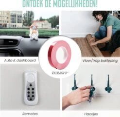 SOLITY® Dubbelzijdig Tape - Montagetape - Extra Sterk - Inclusief Extra’s - Transparant - 3m X 10mm 17 SOLITY® Dubbelzijdig Tape - Montagetape - Extra Sterk - Inclusief Extra’s - Transparant - 3m X 10mm -WerkPro Verkoopwinkel 1200x1165 18