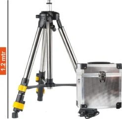 Kibani Kruislijnlaser Met Statief - Bouwlaser Zelfnivellerend - Kruislijnlaser Zelfnivellerend - Kruislaser - Rotatielaser - Laserwaterpas - Lijnlaser - Oplaadbare Accu - Laserliners- Rood - Met Statief En Opberg Box -WerkPro Verkoopwinkel 1200x1167 21