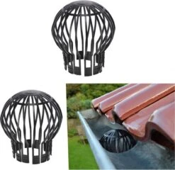 Dakgootbeschermers Tegen Verstopte Afvoerpijpen - Set Van 2 Stuks