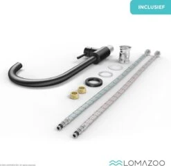 LOMAZOO Keukenkraan Zwart - Kraan Keuken - Zwarte Keukenkraan Titan 20 LOMAZOO Keukenkraan Zwart - Kraan Keuken - Zwarte Keukenkraan Titan -WerkPro Verkoopwinkel 1200x1167 8