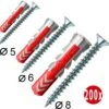 Fischer Pluggen En Schroeven Set | Tornitrex | Duopower | 400 Delig - 200 Sets -WerkPro Verkoopwinkel 1200x1168 2