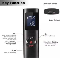 LOUZIR Laser Afstandsmeter - 40 Meter Bereik - 2mm Nauwkeurig - Digitaal Meetapparaat Voor Lengte (m) / Oppervlakte (m2) / Volume (m3) - Binnen En Buiten - Stof- En Spatwaterdicht -Directe En Continue Metingen -WerkPro Verkoopwinkel 1200x1170 13