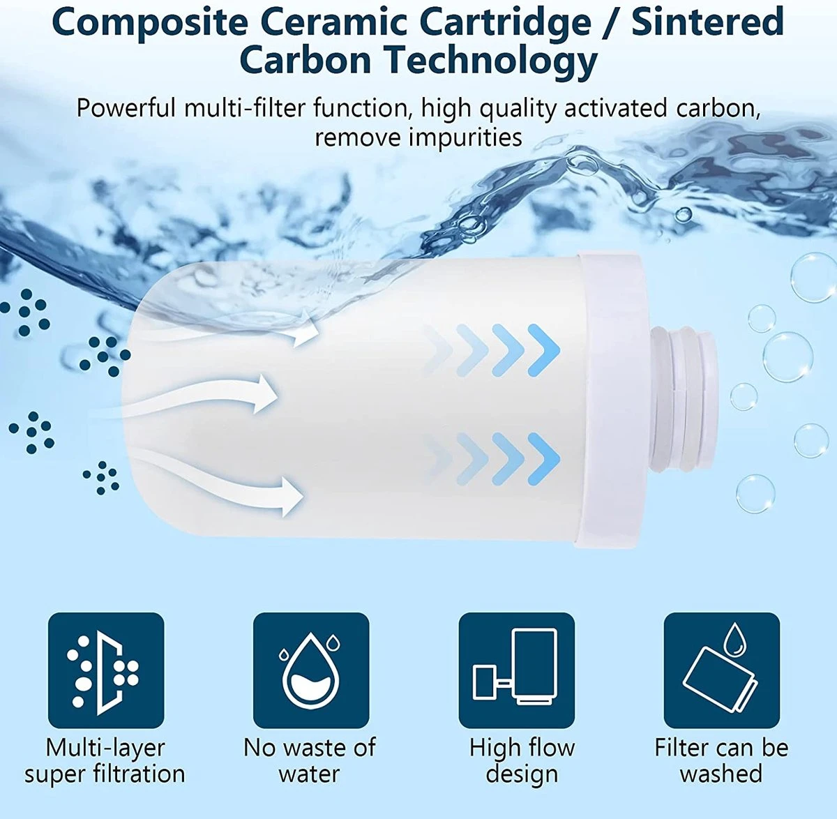 BOTC Waterfilter Kraan - Keukenkraan Filter - Waterfilter Waterzuivering - Waterzuiveraar Kraanwater - Met 1 Filter 6 BOTC Waterfilter Kraan - Keukenkraan Filter - Waterfilter Waterzuivering - Waterzuiveraar Kraanwater - Met 1 Filter - Afbeelding 4