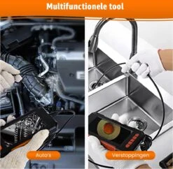 Sightstrong Inspectiecamera Met Scherm 10M - 1080P HD - 4.3 Inch LCD Scherm - Incl. 32GB SD-Kaart - IP67 Waterdicht - LED Verlichting - Endoscoop - Inspectie Camera -WerkPro Verkoopwinkel 1200x1175 15