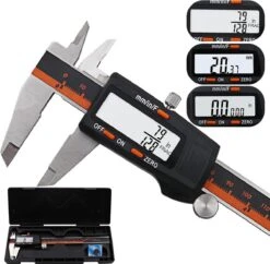 Professionele Digitale Schuifmaat | Zware Kwaliteit | 0 - 150mm | RVS | Nauwkeurige Metingen | In Opbergbox | Batterij | Handleiding | -WerkPro Verkoopwinkel 1200x1176 19