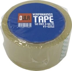 DULA Verpakkingstape - Transparant - 1 Rol Dozentape 50 Mm X 60 M - Plakband -WerkPro Verkoopwinkel 1200x1176 29