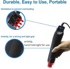 MMOBIEL Heteluchtpistool / Verfafbrander 300W 200°C – Hittepistool – Heatgun – Warmtepistool 8 MMOBIEL Heteluchtpistool / Verfafbrander 300W 200°C – Hittepistool – Heatgun – Warmtepistool -WerkPro Verkoopwinkel 1200x1176 6