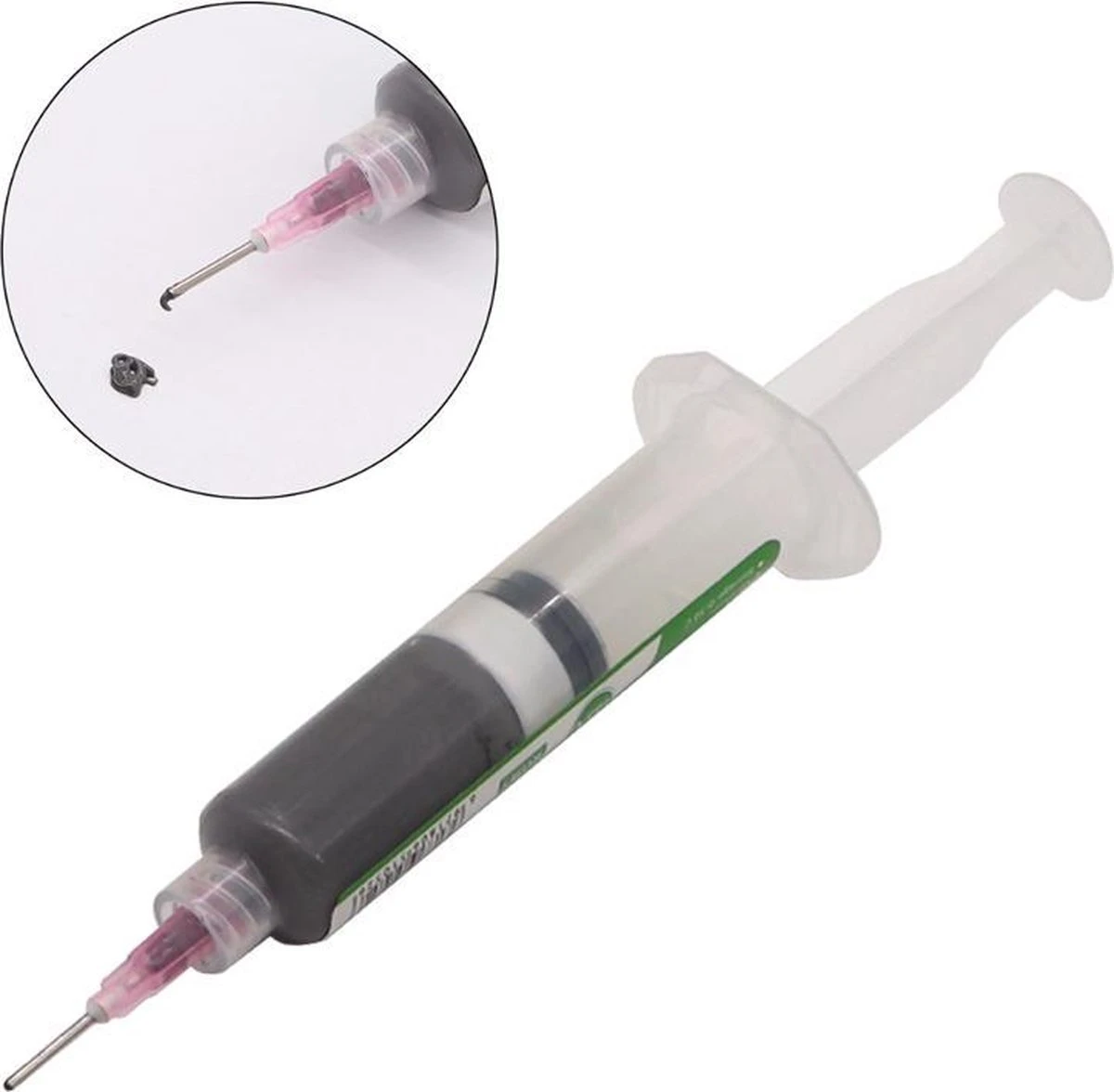 RELIFE Soldeerpasta – Vloeibare Soldeertin – Met Plunger En Nozzle 4 RELIFE Soldeerpasta – Vloeibare Soldeertin – Met Plunger En Nozzle - Afbeelding 2