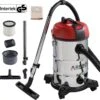 AREBOS Industriële Stofzuiger Vacuum Cleaner 1800 W Stof- En Waterzuigers 30 L