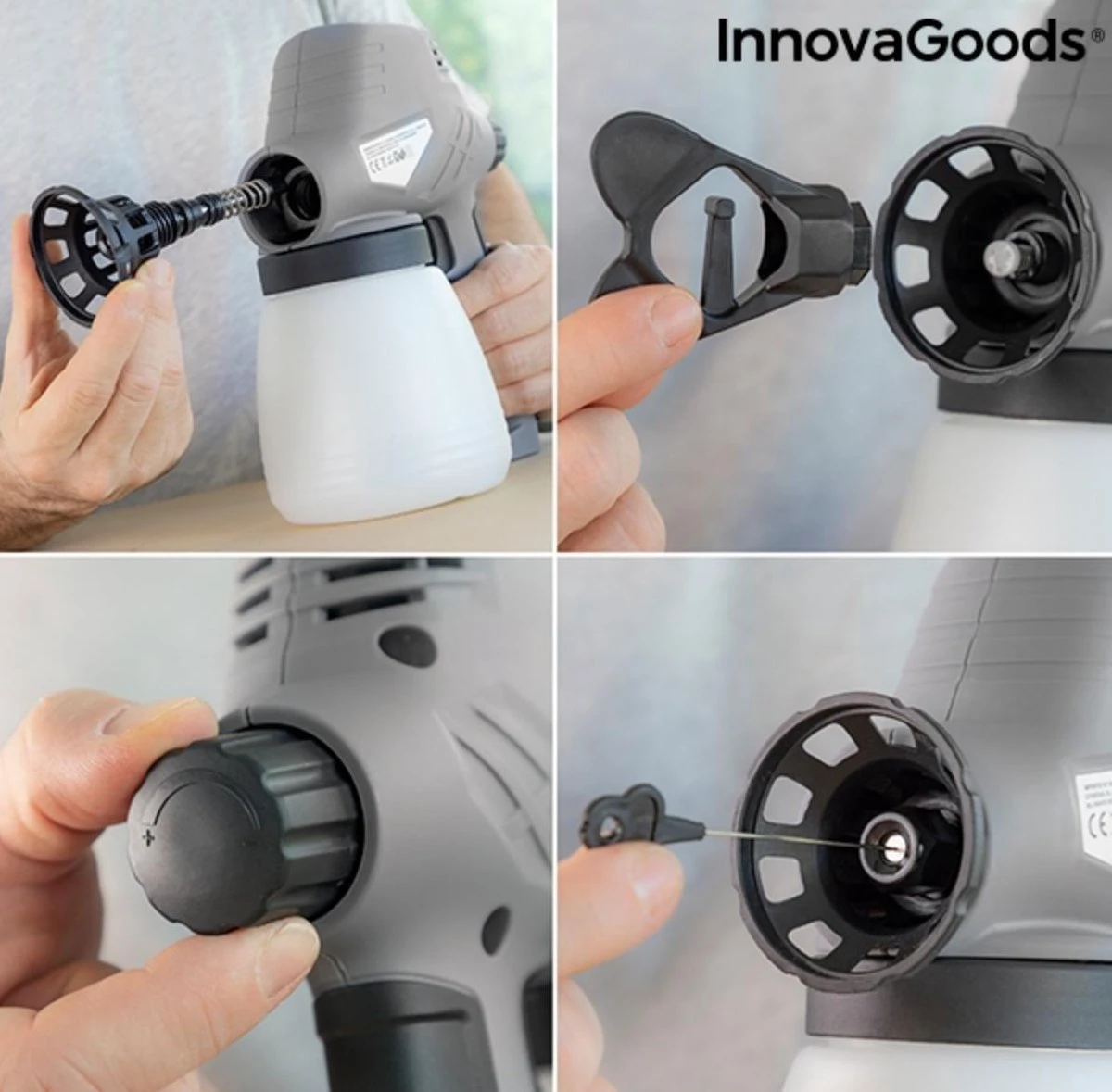 Elektrisch Verfspuitpistool Spraint+ InnovaGoods 17 Elektrisch Verfspuitpistool Spraint+ InnovaGoods - Afbeelding 15