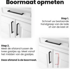 Handgreep / Keukengreep Zwart 128mm 10 Stuks - Modern Zwart - Handgrepen Voor Deurtjes - Meubelgreep - Handgreep Zwart- Keukengreep - Greep Zwart - Meubelbeslag - Handgrepen Kast - Meubelgrepen - Handgrepen Voor Deurtjes - Inclusief Schroeven -WerkPro Verkoopwinkel 1200x1180 14