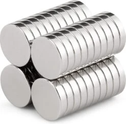 50 Stuks Super Sterke Kleine Platte Zilverkleurige Ronde Neodymium Magneetjes. Magneten Van 10x2mm Voor Op De Koelkast, Het Whiteboard Of Radiatorfolie. -WerkPro Verkoopwinkel 1200x1180 29