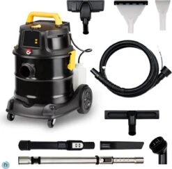 Merkloos Tapijtreiniger Stofzuiger - Nat Droog Tapijtreiniger Compleet - Schoonmaak Machine Met Spray - Bank Reiniger Machine - 20L - 19kPa