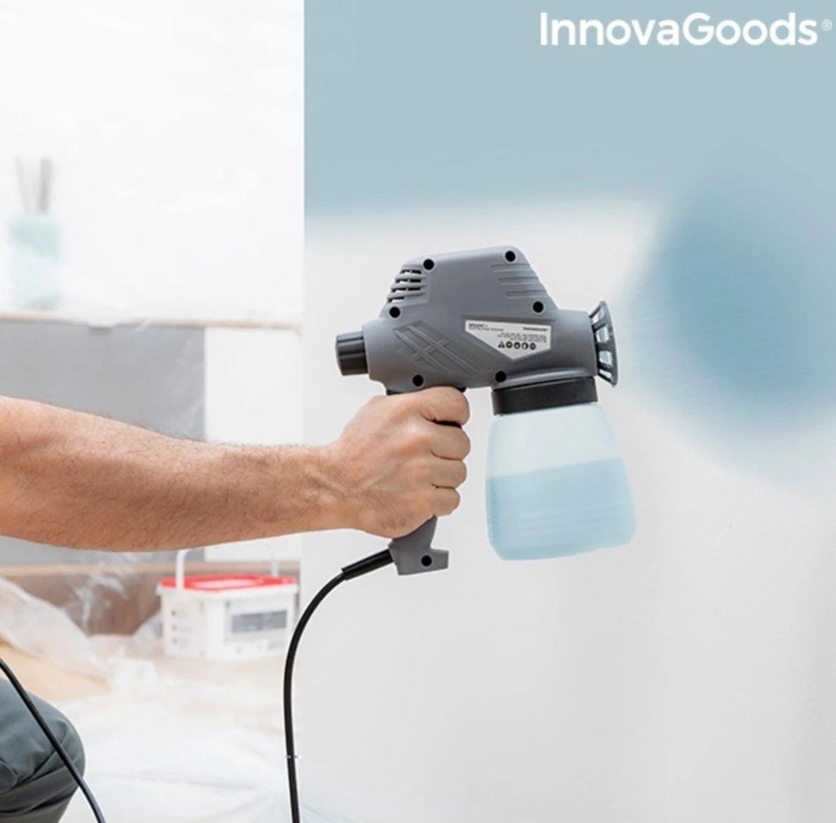 Elektrisch Verfspuitpistool Spraint+ InnovaGoods 18 Elektrisch Verfspuitpistool Spraint+ InnovaGoods - Afbeelding 16