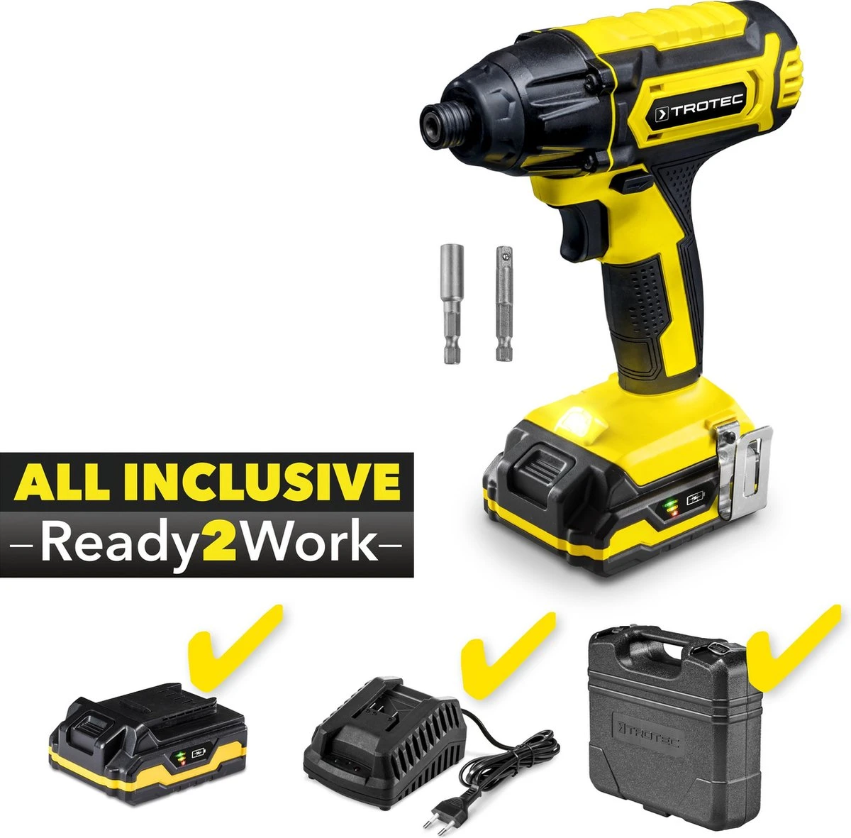 TROTEC Accu Slagschroevendraaier PIDS 10‑20V 5 TROTEC Accu Slagschroevendraaier PIDS 10‑20V - Afbeelding 3