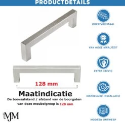Handgreep / Keukengreep RVS 128 Mm 10 Stuks - Modern - Handgrepen Kast - Handgrepen Voor Deurtjes - Deurgreep - Meubelgreep - Handgreep Rvs - Meubelgrepen - Keukengreep - Greep RVS - Meubelbeslag - Greepjes - Inclusief Schroeven 23 Handgreep / Keukengreep RVS 128 Mm 10 Stuks - Modern - Handgrepen Kast - Handgrepen Voor Deurtjes - Deurgreep - Meubelgreep - Handgreep Rvs - Meubelgrepen - Keukengreep - Greep RVS - Meubelbeslag - Greepjes - Inclusief Schroeven -WerkPro Verkoopwinkel 1200x1183 16