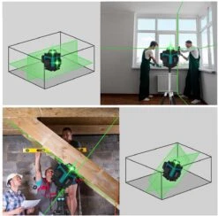 Merkloos FASGet Lijnlasers - Zelfnivellerende Kruislijnlaser 4D Bouwlaser - 8 Tot 16 Lijnen - 360° Graden Roterende Laser - Inclusief Statief En Hardcase -WerkPro Verkoopwinkel 1200x1183 30