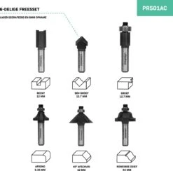 VONROC Bovenfrees 1200W – 6-8mm – Variabel Toerental 16.000 – 30.000 Rpm – Incl. 6-delige Freesset, Malgeleider, Parallelgeleider En Centreerpen -WerkPro Verkoopwinkel 1200x1184 9