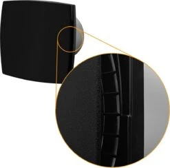 Badkamer Ventilator Vochtsensor/timer 125 Mm Mat Zwart Silent -WerkPro Verkoopwinkel 1200x1185 33