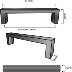 Handgreep / Keukengreep Zwart 128 Mm 5 Stuks - Strak - Handgrepen Voor Deurtjes - Deurgreep - Meubelgreep - Handgreep Zwart - Keukengreep - Greep Zwart - Meubelbeslag - Handgrepen Kast - Meubelgrepen - Handgrepen Voor Deurtjes - Inclusief Schroeven 23 Handgreep / Keukengreep Zwart 128 Mm 5 Stuks - Strak - Handgrepen Voor Deurtjes - Deurgreep - Meubelgreep - Handgreep Zwart - Keukengreep - Greep Zwart - Meubelbeslag - Handgrepen Kast - Meubelgrepen - Handgrepen Voor Deurtjes - Inclusief Schroeven -WerkPro Verkoopwinkel 1200x1186 18