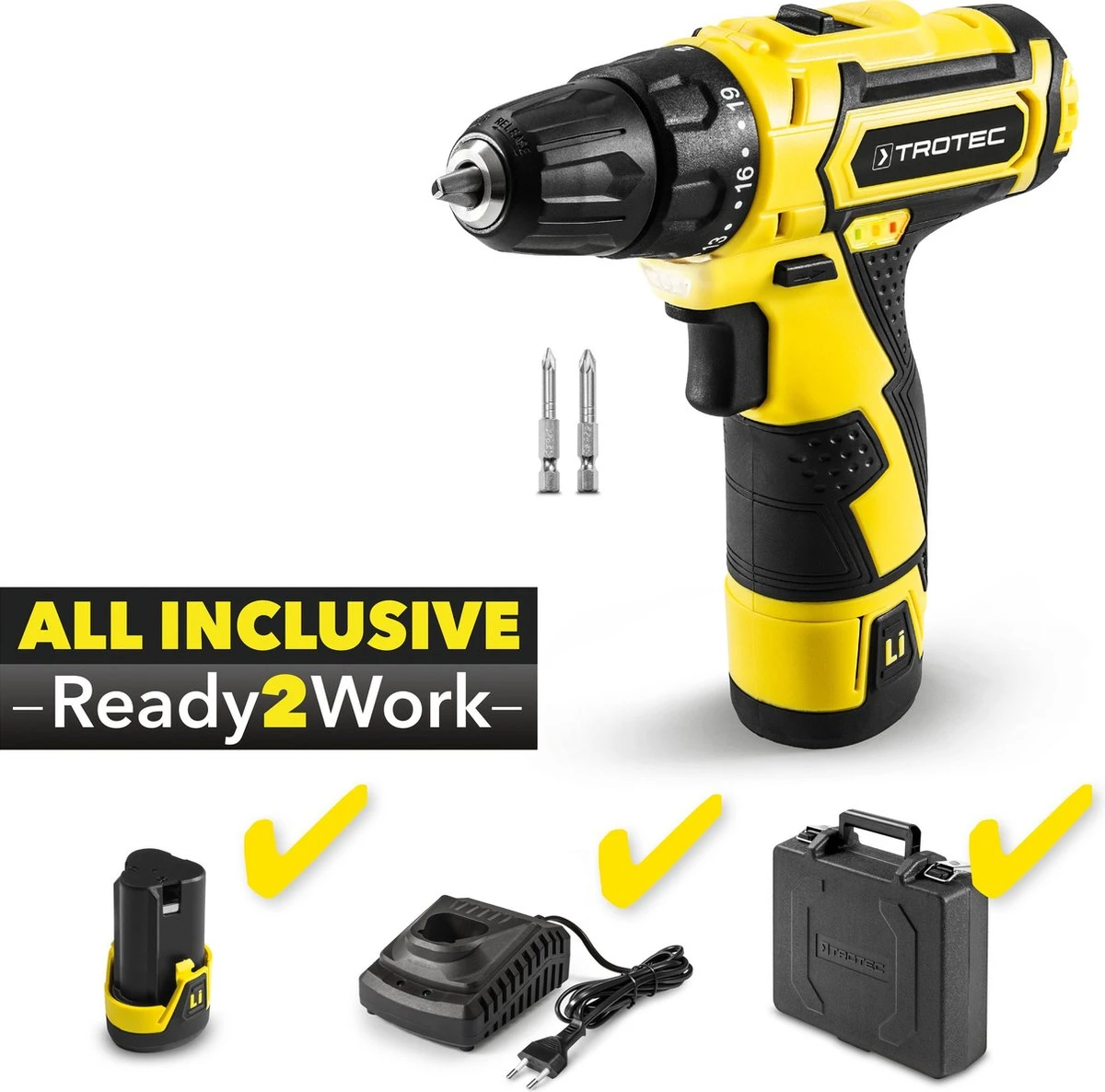 TROTEC Accu Boormachine PSCS 11-12V 16 TROTEC Accu Boormachine PSCS 11-12V - Afbeelding 14