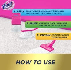 Vanish Oxi Action Carpet Care - Tapijtreiniger - Vlekverwijderende Tapijtpoeder - 500g -WerkPro Verkoopwinkel 1200x1187 27