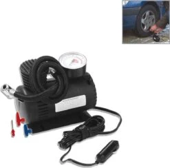 ProPlus Luchtcompressor - Compacte Bandenpomp - Auto, Motor, Fietsband En Voetballen - 12 Volt