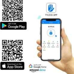 Merkloos Flient Smart Doorlock - Slimme Deurslot - Deurklink Met Vingerafdruk - Met APP & WiFi - BlueTooth - Kantoor Slot - Zwart - Anti Inbraak - TT LockApp -WerkPro Verkoopwinkel 1200x1188 22