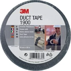 3M 1900 Duct Tape - 50M X 50MM - Zwart -WerkPro Verkoopwinkel 1200x1188 26