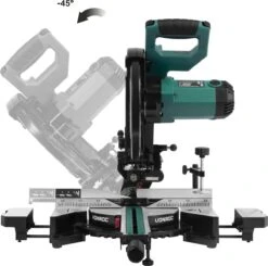 VONROC PRO Afkortzaag - Kapzaag - Verstekzaag – 2200W - Ø255mm – Zaagt Hout, Kunststof En Metaal – Instelbare Snelheid – Zaagcapaciteit 340mm –Verstelbare Tafelverbreders – Trekfunctie – Kantelbaar – Lengtestop - Incl. Zaagblad, Laser & LED -WerkPro Verkoopwinkel 1200x1188 6