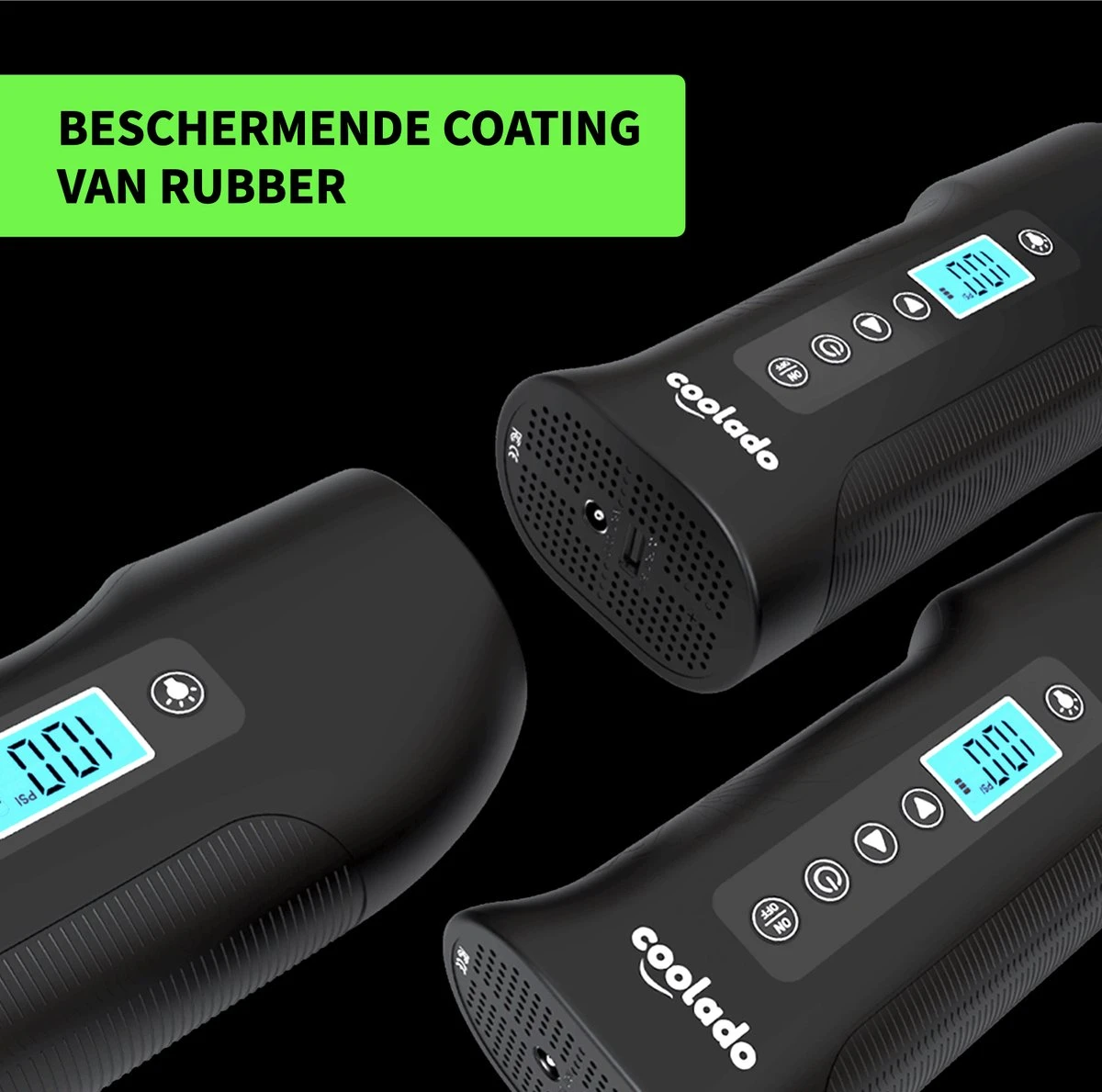 Coolado TPump XL | Draagbare Multifunctionele Mini Compressor | Alle Banden | Ook Voor Luchttenten | Kites En Wing Foils | Elektrische Draadloze Bandenpomp Pompt Fietsband In 12 Seconden | Powerbank. 13 Coolado TPump XL | Draagbare Multifunctionele Mini Compressor | Alle Banden | Ook Voor Luchttenten | Kites En Wing Foils | Elektrische Draadloze Bandenpomp Pompt Fietsband In 12 Seconden | Powerbank. - Afbeelding 11