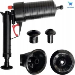 Dappermann Luchtdruk Ontstopper - Alles In 1 Ontstopper - Milieuvriendelijk - Herbruikbaar - Afvoerreiniger - Buisreiniger - Ontstoppingspomp - Ontstoppingspistool - Verstopping - Plopper - Hoge Druk - Toilet - Gootsteen -WerkPro Verkoopwinkel 1200x1189 12