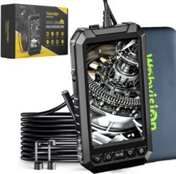 Endoscoop Camera HD Inspectiecamera 5M – 5.0” Scherm – Luxe Opbergtas - IP67 Waterdicht – Incl. Micro SD Kaart 32GB